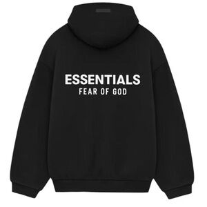 Fear of God Essentials Black Hoodie